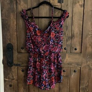 Summer floral romper